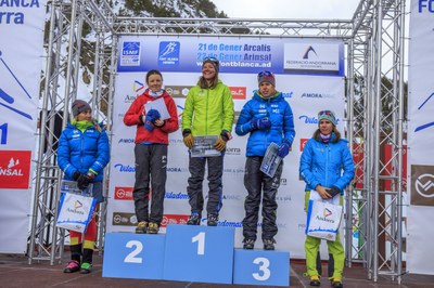 Laura Orgué, al podi de la VR Font Blanca