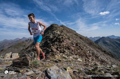 Jan Margarit, nou recordman de l'Skyrace Comapedrosa (Foto: Migu Run SWS)