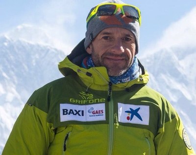 Ferran Latorre, l'any 2017, abans de fer l'ascensió a l'Everest (@ferranlatorre)