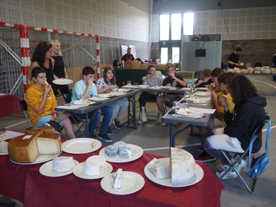 Jurat infantil del Concurs de Formatges Artesans del Pirineu