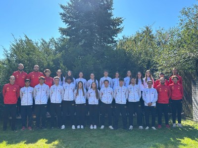 Selecció espanyola de piragüisme al Campionat d'Europa júnior i sub-23 a Cracòvia (Foto: RFEP)