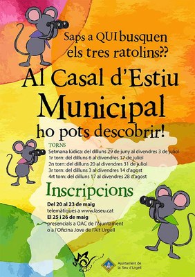 Casal Municipal d'Estiu 2015 - Cartell