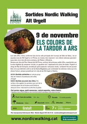 Marxa Nòrdica - Cartell Ars