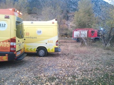Accident C-14 10.11.13 (Foto: Bombers d'Organyà)