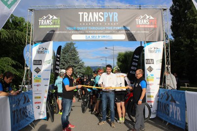 Sortida de la Transpyr (Foto: Ajuntament de la Seu)