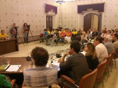 Ple de la Seu - Suport Moció 9N
