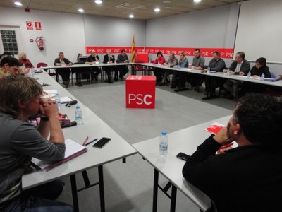 Executiva del PSC de les Comarques de Lleida, Pirineu i Aran (Foto: PSC)