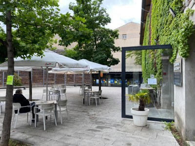 Terrassa del Bar del Centre Cívic El Passeig