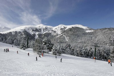 L'estació de La Molina, a l'hivern (Foto: arxiu)