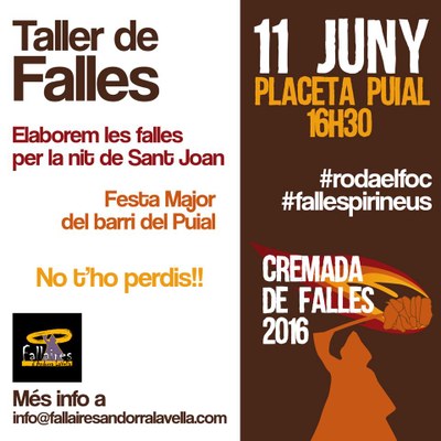 Taller de falles a Andorra La Vella
