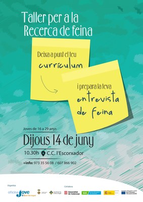Taller de recerca de feina a l'OJAU