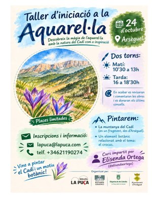 Taller d'iniciació a l'aquarel·la a Arsèguel