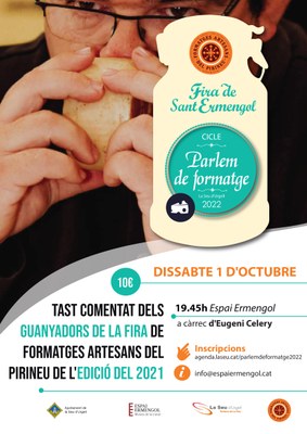Tast dels formatges guanyadors en el concurs de la Fira de Sant Ermengol 2021
