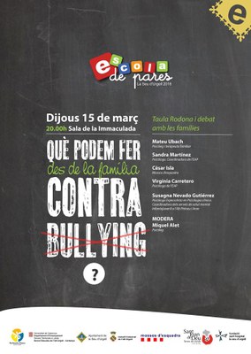 Taula rodona i debat sobre el 'bullying'