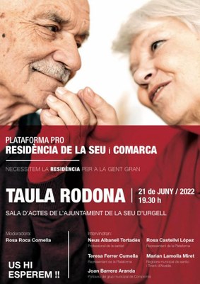 Taula rodona sobre la futura residència de gent gran de la Seu i l'Alt Urgell