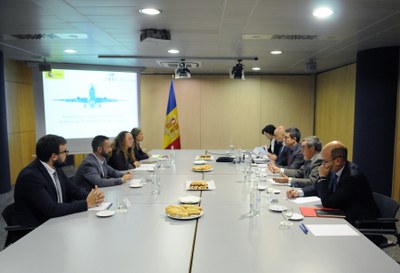 Reunió amb tècnics espanyols i andorrans (Foto: Govern d'Andorra)