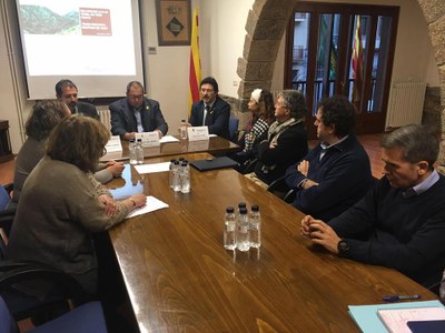 Reunió de la Comissió de Seguiment de les obres del túnel de Tresponts 