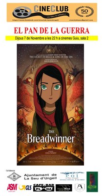 'The Breadwinner', nova projecció del Cineclub La Seu d'Urgell