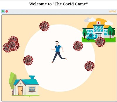 Imatge del videojoc ‘The Covid Game’ (Marc Llovera)