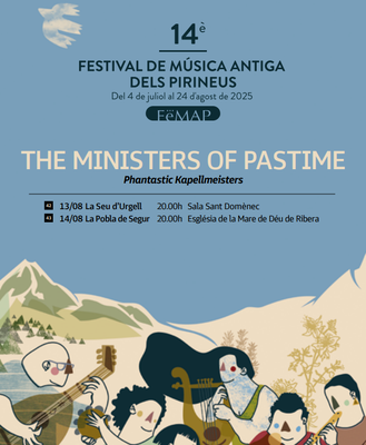 The Ministers of Pastime actuen a la Seu d'Urgell, en el marc del Festival de Música Antiga dels Pirineus