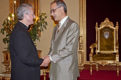 Toni Martí, amb Joan-Enric Vives