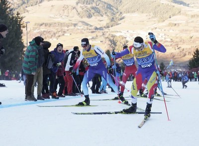 Irineu Esteve al Tour de Ski, a Val di Fiemme (Foto: M. Altimiras / FAE)