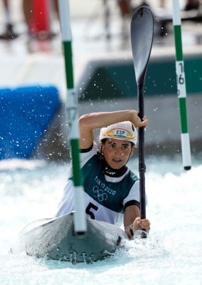 Maialen Chourraut, a la final de K1 femení de Tòquio 2020 (Foto: COE /RFEP)