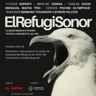 Programa del cicle 'El Refugi Sonor'