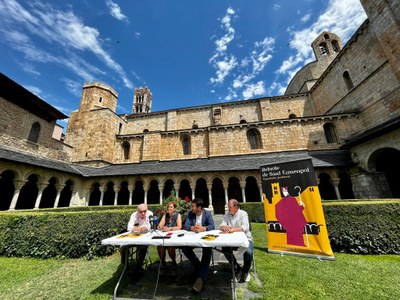 Roda de premsa de presentació del Retaul de Sant Ermengol