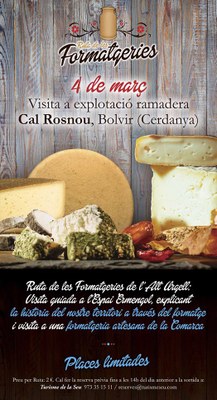 Visita des de la Seu a l'explotació Cal Rosnou de Bolvir