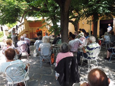 (Actualització, 14.00 h) Enrique Tellería, al concert inaugural de la 45a Trobada amb els Acordionistes del Pirineu
