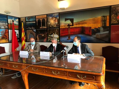Francesc Armengol, Albert Piñeira i Josep M. Garrell presenten la Universitat d'Estiu Ramon Llull Puigcerdà 2021