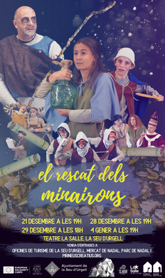 Cartell de l'obra teatral 'El rescat dels minairons'