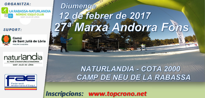 Marxa Andorra Fons 2017