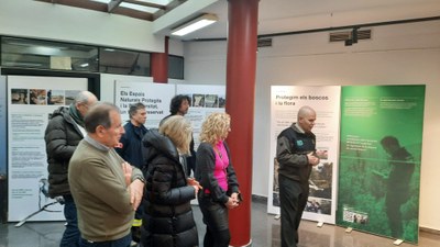 Inauguració de l'exposició sobre els Agents Rurals a Tremp (Foto: Consell Comarcal del Pallars Jussà)