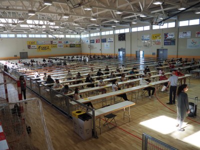 Proves de la selectivitat al Poliesportiu de la Seu d'Urgell (Foto: arxiu RàdioSeu)