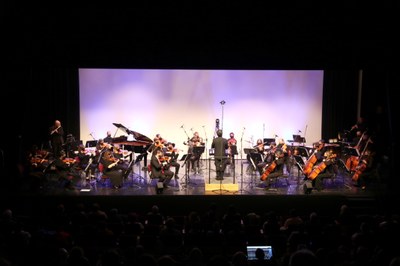 Primer concert de Cap d'Any de l'IEI, amb l'Orquestra Julià Carbonell, a Tremp (Foto: ACN)