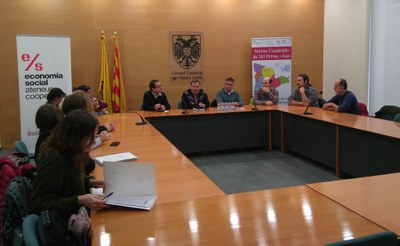 Presentació dels projectes del Pallars a la Xarxa d'Ateneus Cooperatius (Foto: C.C.Pallars Jussà)