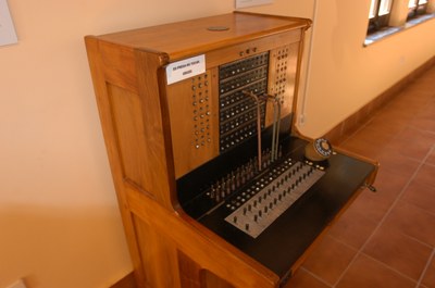 Central de telefonia que exposarà el Museu Hidroelèctric de Capdella. (Foto: Museu Hidroelèctric de Capdella)