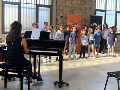 Trobada de l'Escola l'Energia de Palafrugell i l'Escola Municipal de Música de la Seu d'Urgell
