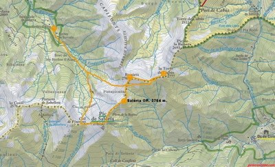 Bordes de Conflent - Mapa
