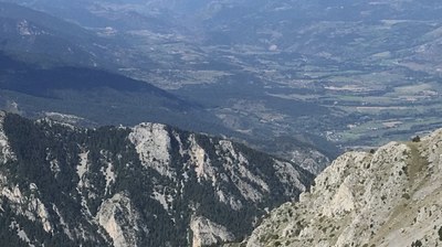 El municipi de Riu de Cerdanya, des del Niu de l'Àliga (Foto: I. Cervera)