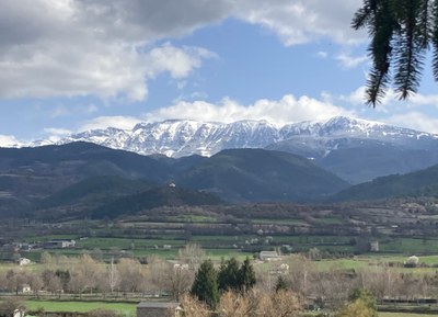 El Cadí des de la Seu d'Urgell, aquest dimarts