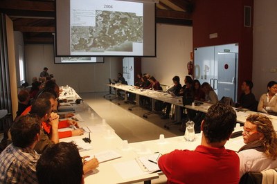 Tècnics municipals, a la formació de l'IDAPA a la Seu sobre els inventaris de camins (Foto: ACN/Ferran G. Queralt)
