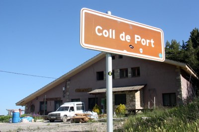 Obres al Refugi Coll de Port, a Josa i Tuixent (Foto: ACN)