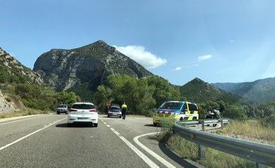 Accident al quilòmetre 157 de la C-14