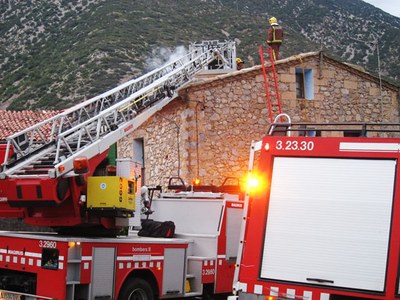 Incendi al Pujal de Cabó 09.2013