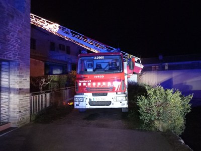 Intervenció dels Bombers per un incendi en una xemeneia a Fígols i Alinyà (Foto: Bombers Nargó)