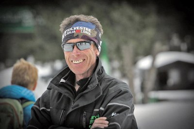 Josep Giró, a l'estació de La Rabassa l'any 2018 (Foto: Naturland)