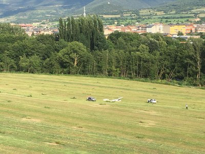 Planador accidentat a la Seu